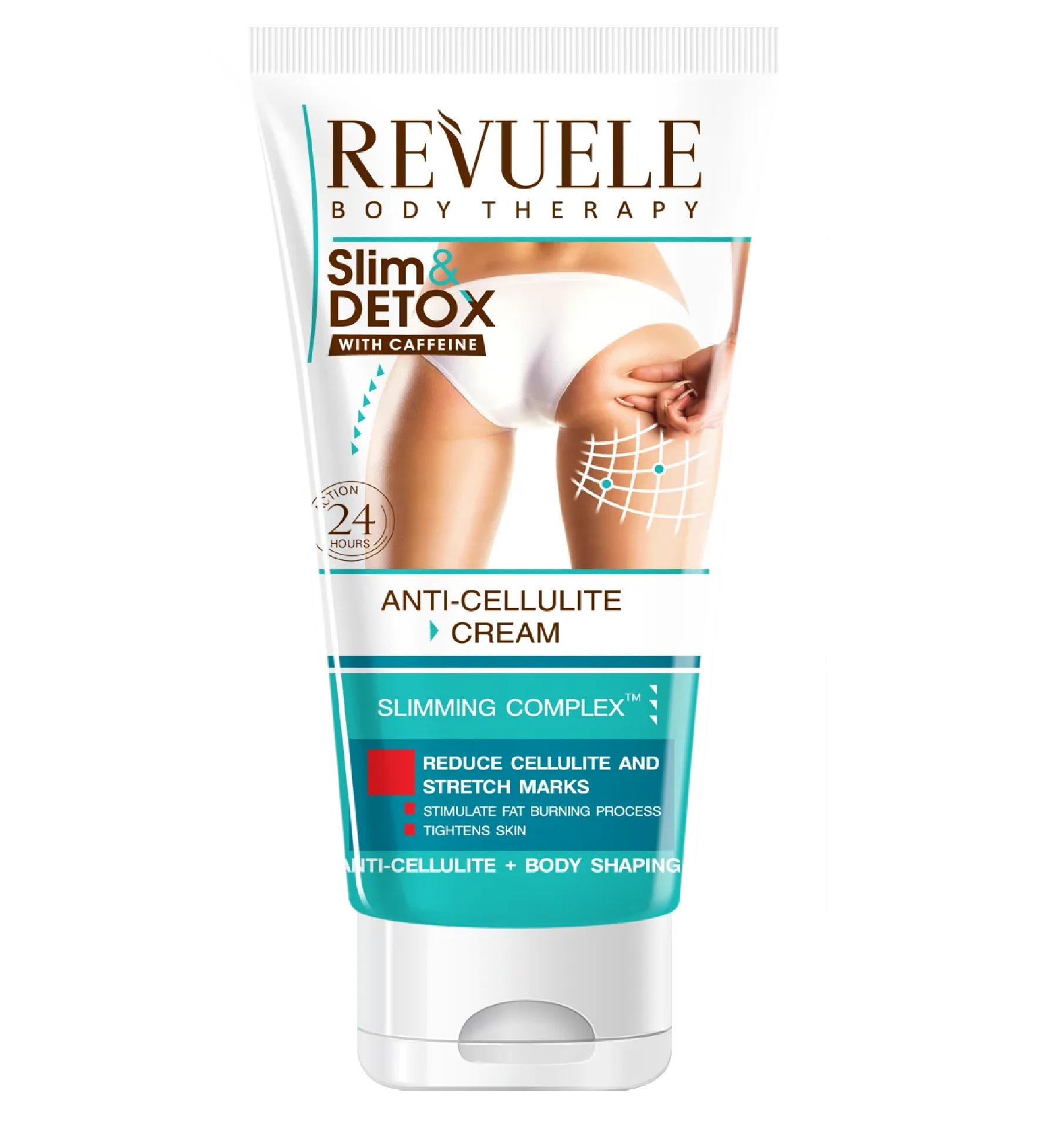 Антицеллюлитный крем с кофеином Slim & Detox Revuele 200 мл (3800225901383)