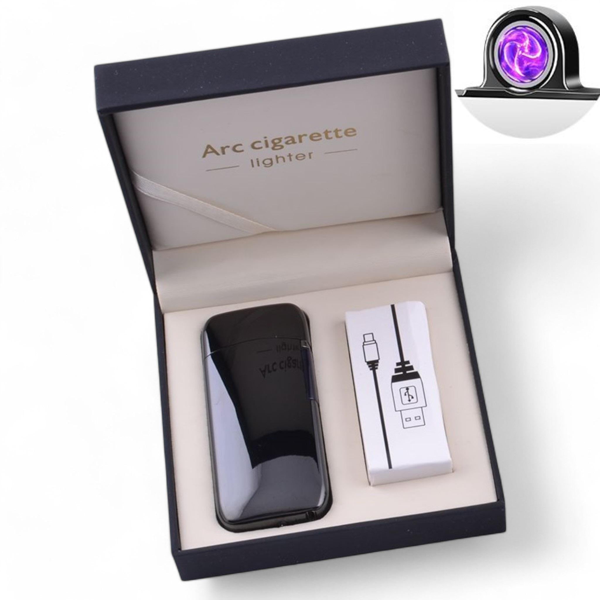 Запальничка електроімпульсна Arc Cigarette AC-5007 з круговою блискавкою Black Ice (23564120) Запальничка електроімпульсна Arc Cigarette AC-5007 з круговою блискавкою Black Ice (23564120)