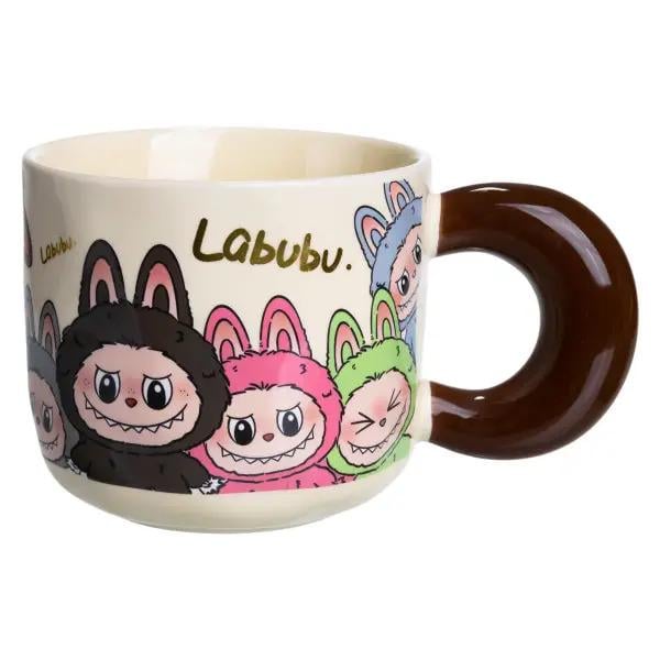 Чашка фарфоровая LABUBU Pure Happines для горячих напитков 400 мл Бежевый (FM-21C) Чашка фарфоровая LABUBU Pure Happines для горячих напитков 400 мл Бежевый (FM-21C)