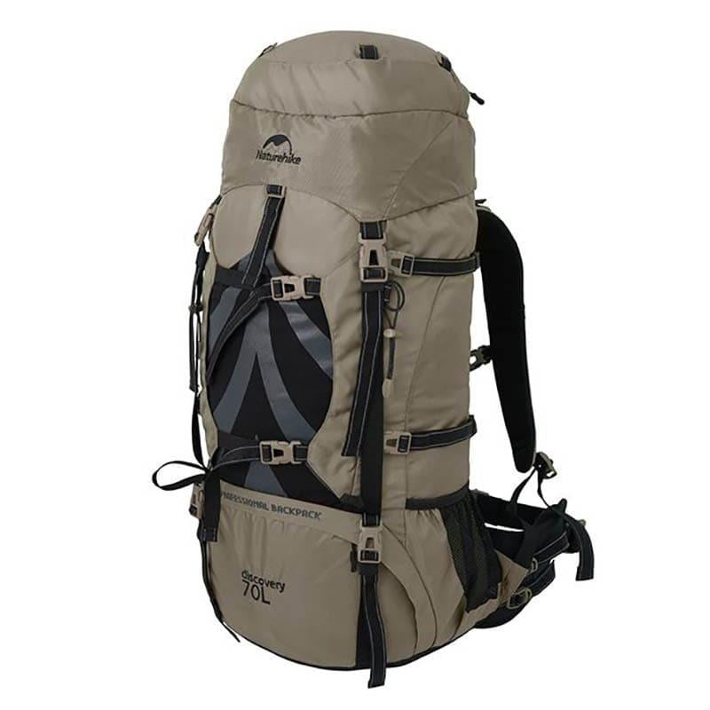 Туристический рюкзак Naturehike NH70B070-B 70+5 л Светло-коричневый (6975641887461) Туристический рюкзак Naturehike NH70B070-B 70+5 л Светло-коричневый (6975641887461)