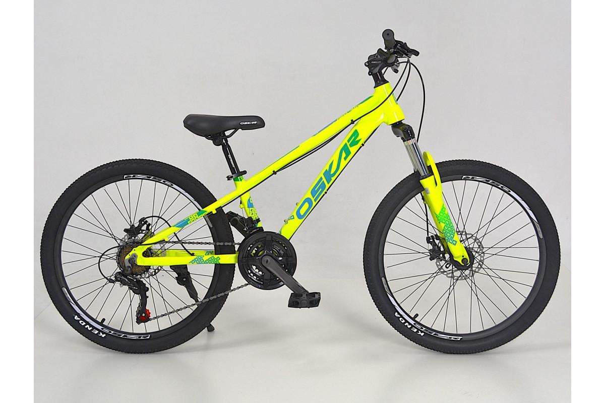 Велосипед Oskar CYBER алюміній 24"/11" Жовтий (50000320)