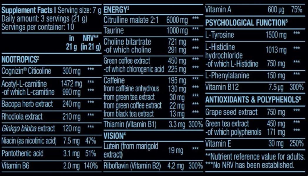 Энергетик BioTechUSA Mission 210 g /10 servings/ Orange Mango - фото 2