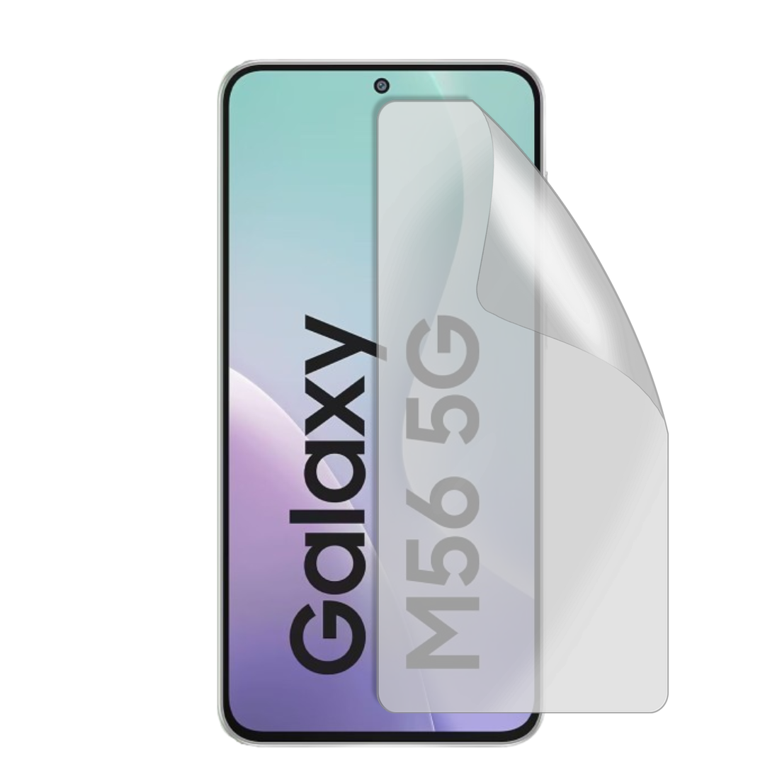 Защитная гидрогелевая глянцевая пленка Антишпигун на экран смартфона Samsung Galaxy M56 (HF-AC02SNG-001-170)