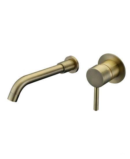 Смеситель для умывальника настенный NICE 3451 Бронзовый