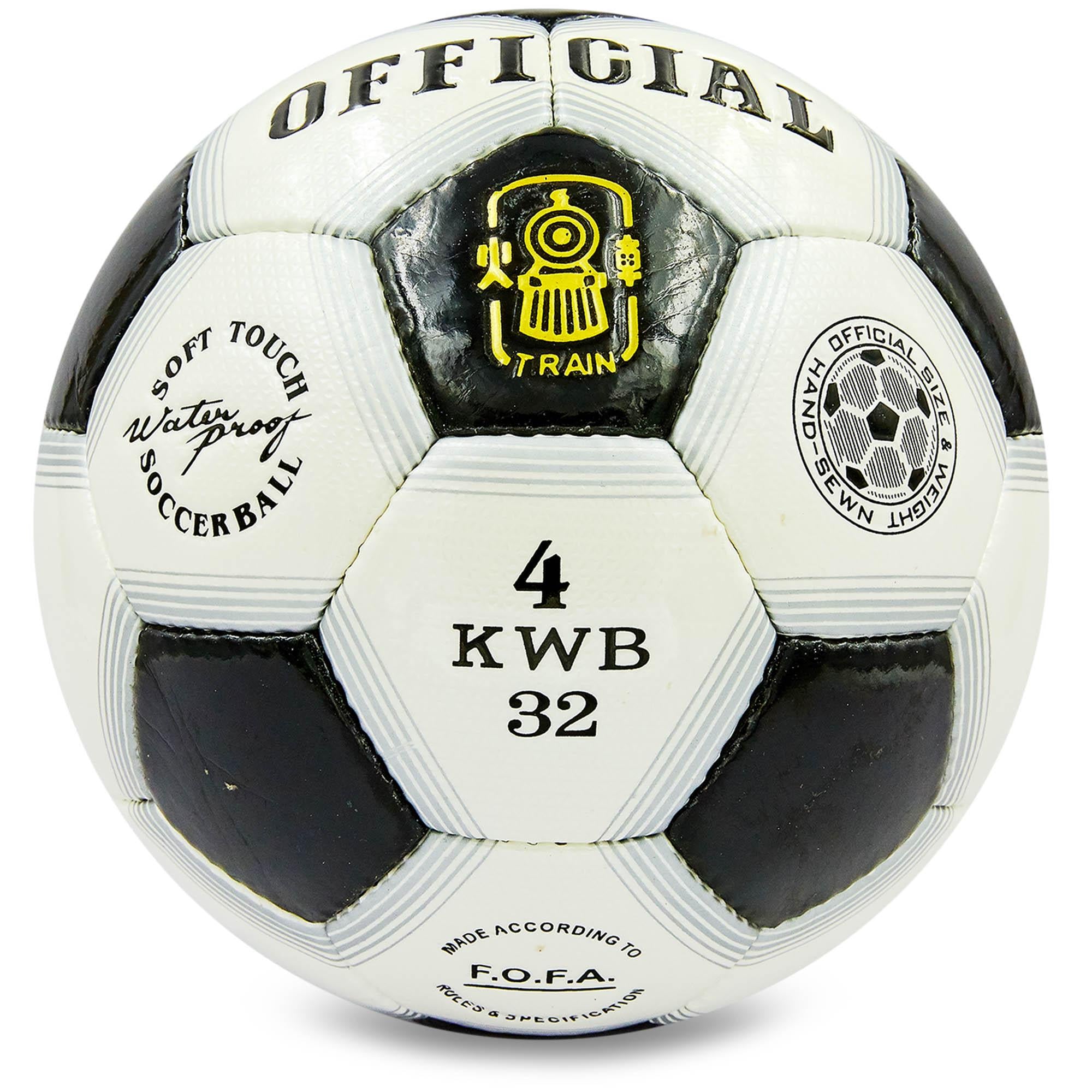 Мяч футбольный Zelart OFFICIAL BALLONSTAR FB-0170 №4 PU Черный (DR008185)
