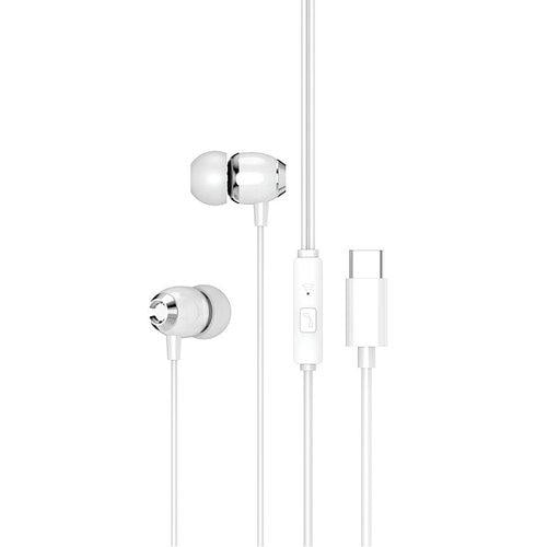 Наушники XO EP25 Type-c earphone White