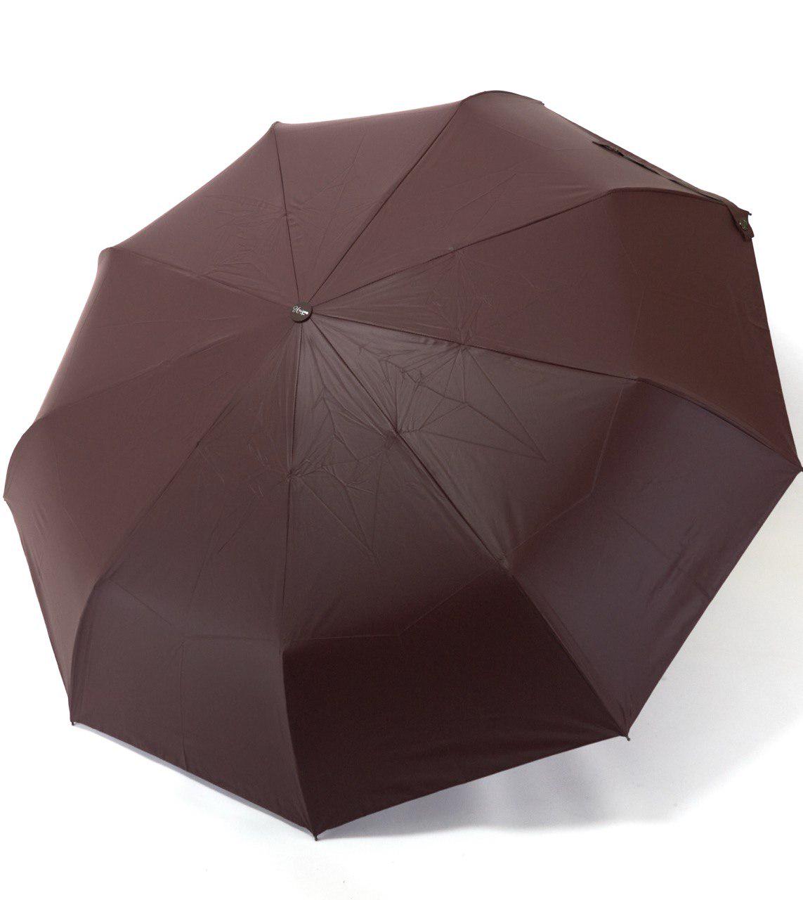 Зонтик автоматический женский Unique с цветами 9 спиц Шоколадный (3009/2) - фото 1 Зонтик автоматический женский Unique с цветами 9 спиц Шоколадный (3009/2) - фото 1