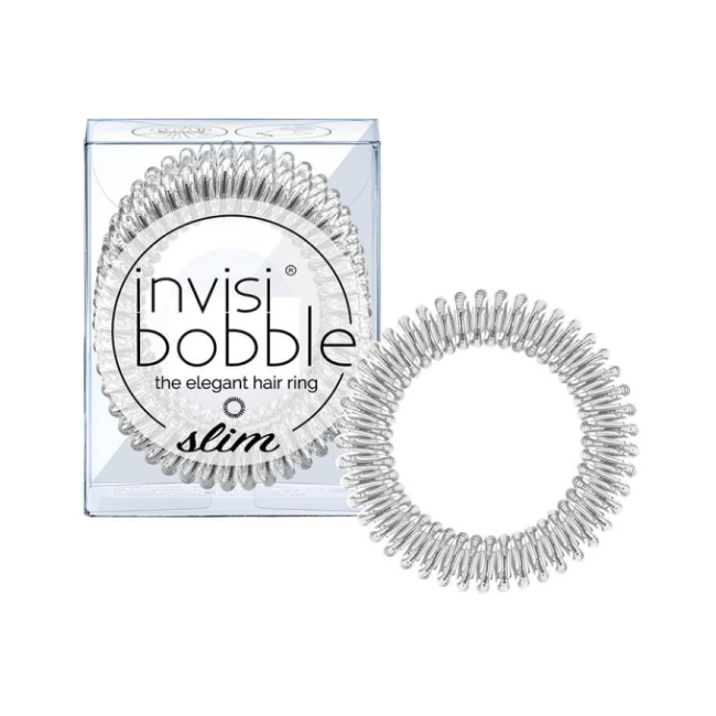 Резинки-браслети для волосся Invisibobble Slim Chrome Sweet Chrome 3 шт. (4260285377365)