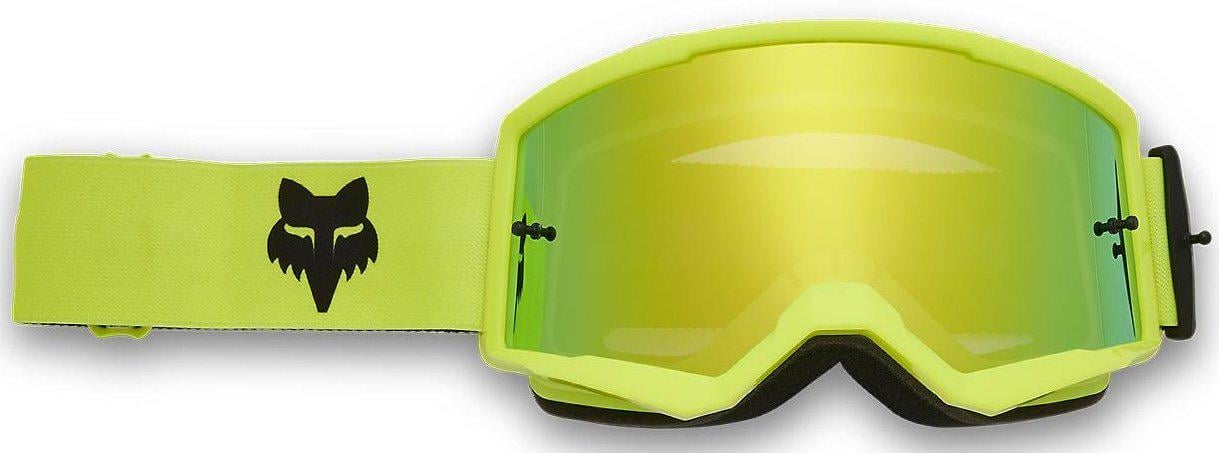 Мотоочки Fox MAIN SPARK Goggle CORE Flo Yellow/Mirror Gold Lens (46678)