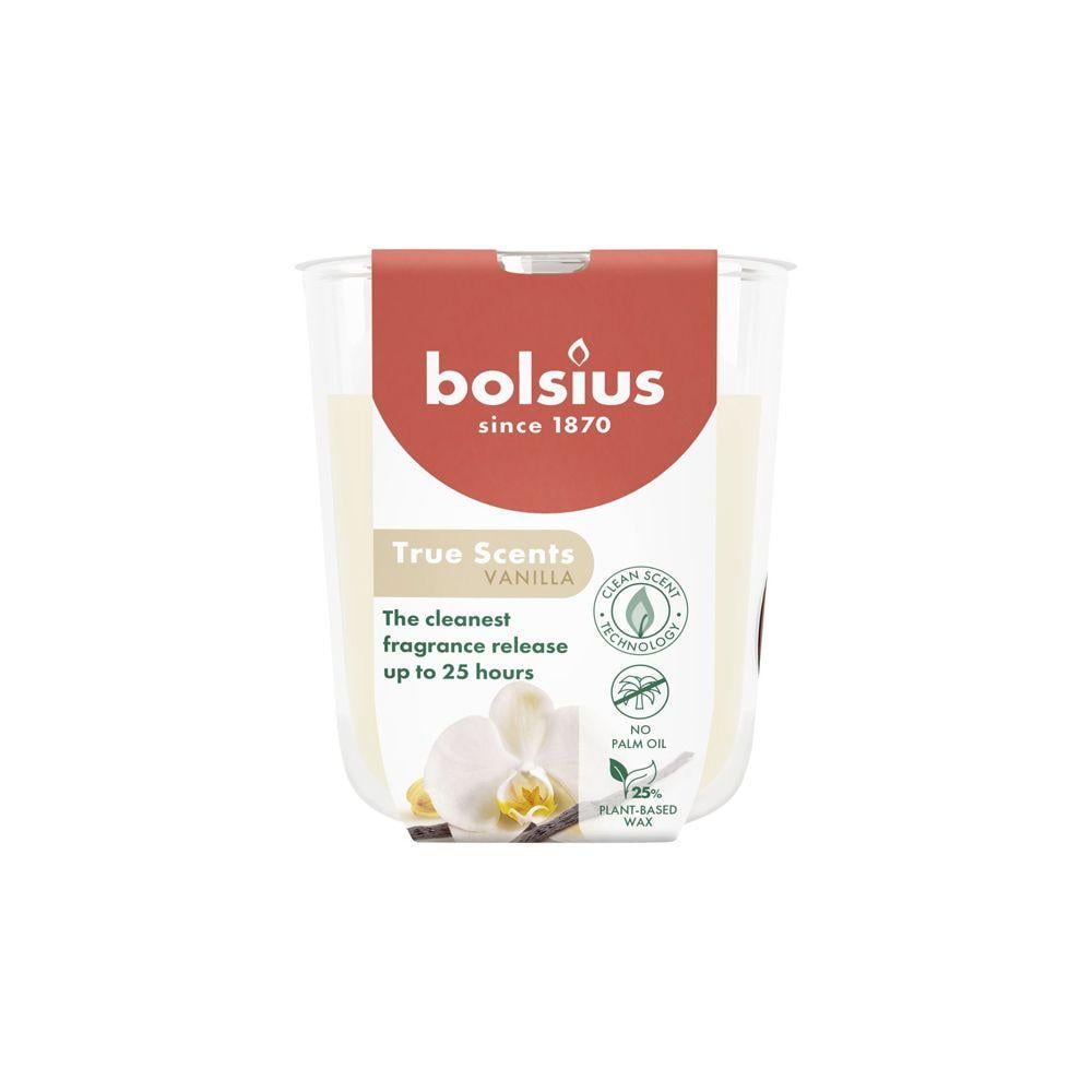 Свеча в стекле Bolsius 80/73 vanilla (2827083508)