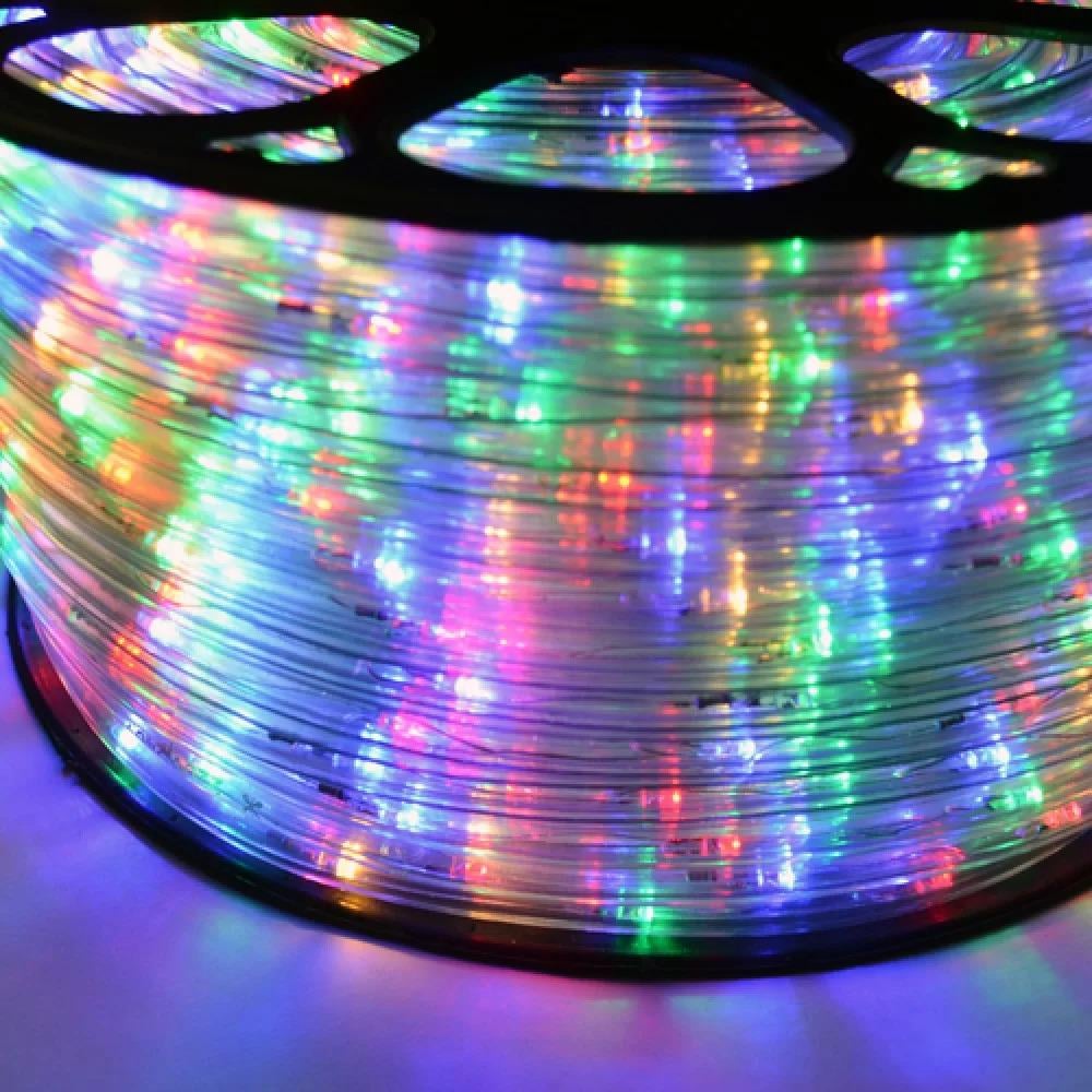 Гирлянда дюралайт шнур 100 м Разноцветный (1-149/1-25) - фото 1