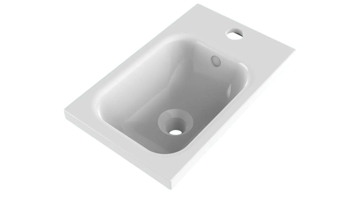 Умывальник Аmidicon Mini 40х25 см Белый (27984165)