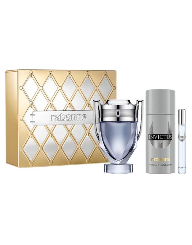 Набор для мужчин PACO RABANNE Invictus туалетная вода 100 мл/туалетная вода 10 мл/дезодорант 150 мл (374372)