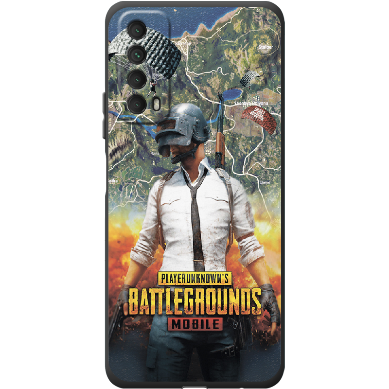 Чохол Boxface Huawei P Smart 2021 PUBG Mobile Чорний силікон (41133-up2309-41604)