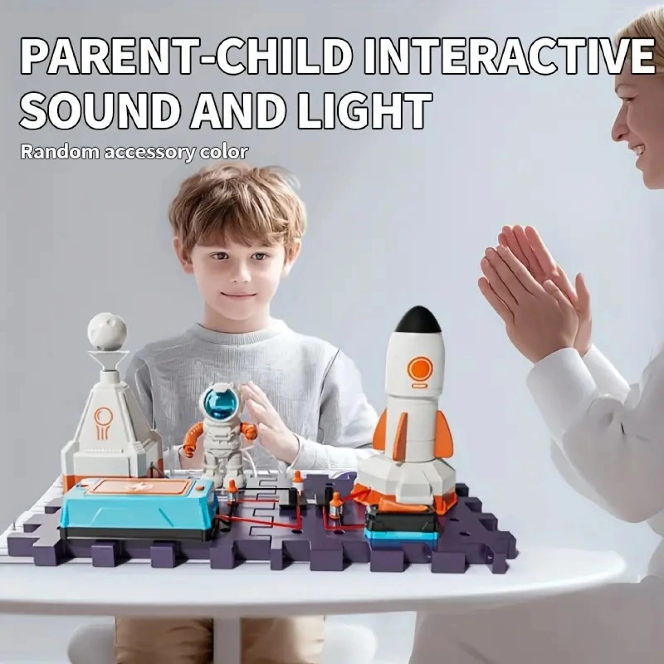 Набор электронный Космическая станция SD809 с пазловым полем/ракеткой и фигуркой астронавта (29046104) - фото 2 Набор электронный Космическая станция SD809 с пазловым полем/ракеткой и фигуркой астронавта (29046104) - фото 2