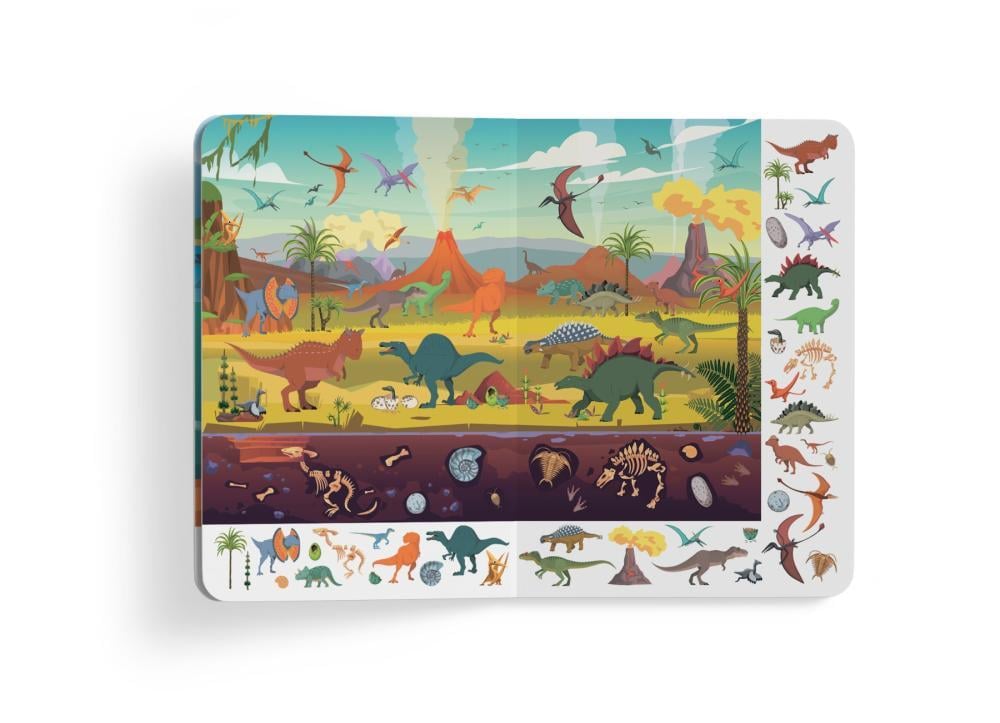 Книга-картонка Большой иммельбух Динозавры (F00027398) - фото 2 Книга-картонка Большой иммельбух Динозавры (F00027398) - фото 2