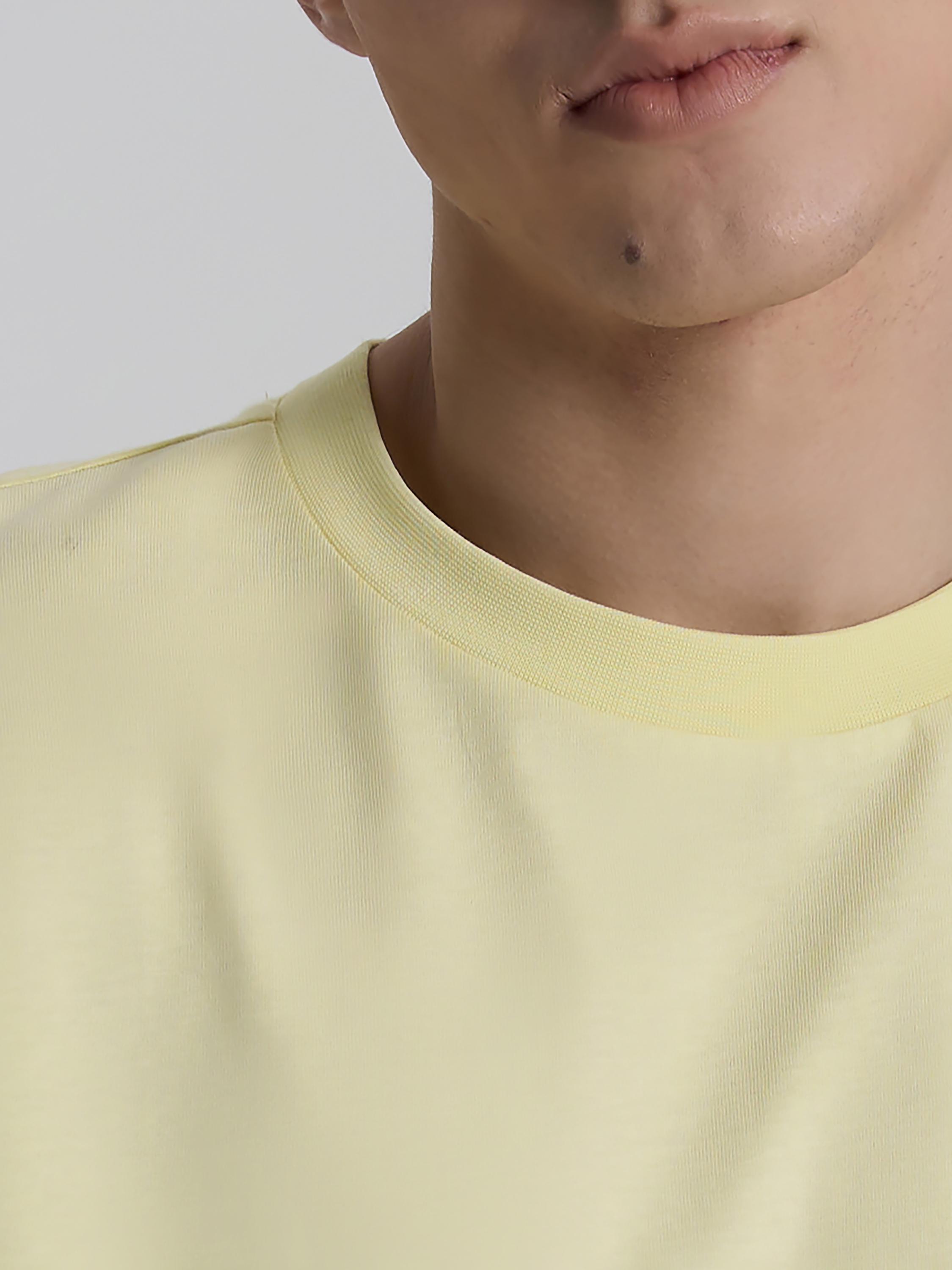 Футболка мужская ROZA 230926 L Нежно-желтый (4824005722233) - фото 4 Футболка мужская ROZA 230926 L Нежно-желтый (4824005722233) - фото 4