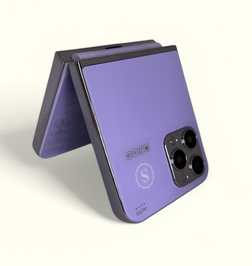 ᐉ Кнопковий телефон складний мобільний SERVO Foldable Phone I15