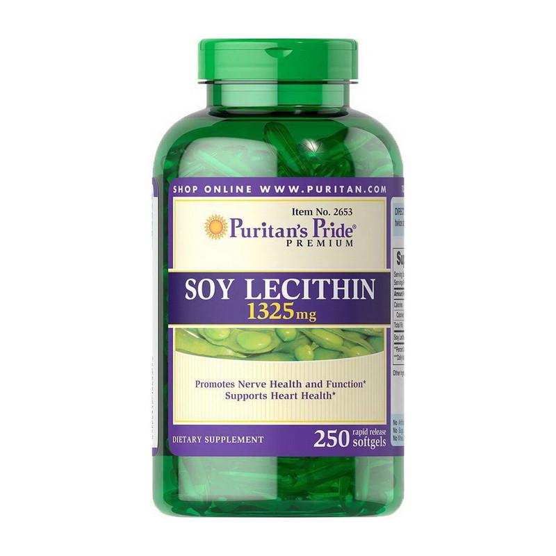 Лецитин Puritan's Pride Soy Lecithin 1325 мг 250 капс. (19940-01)