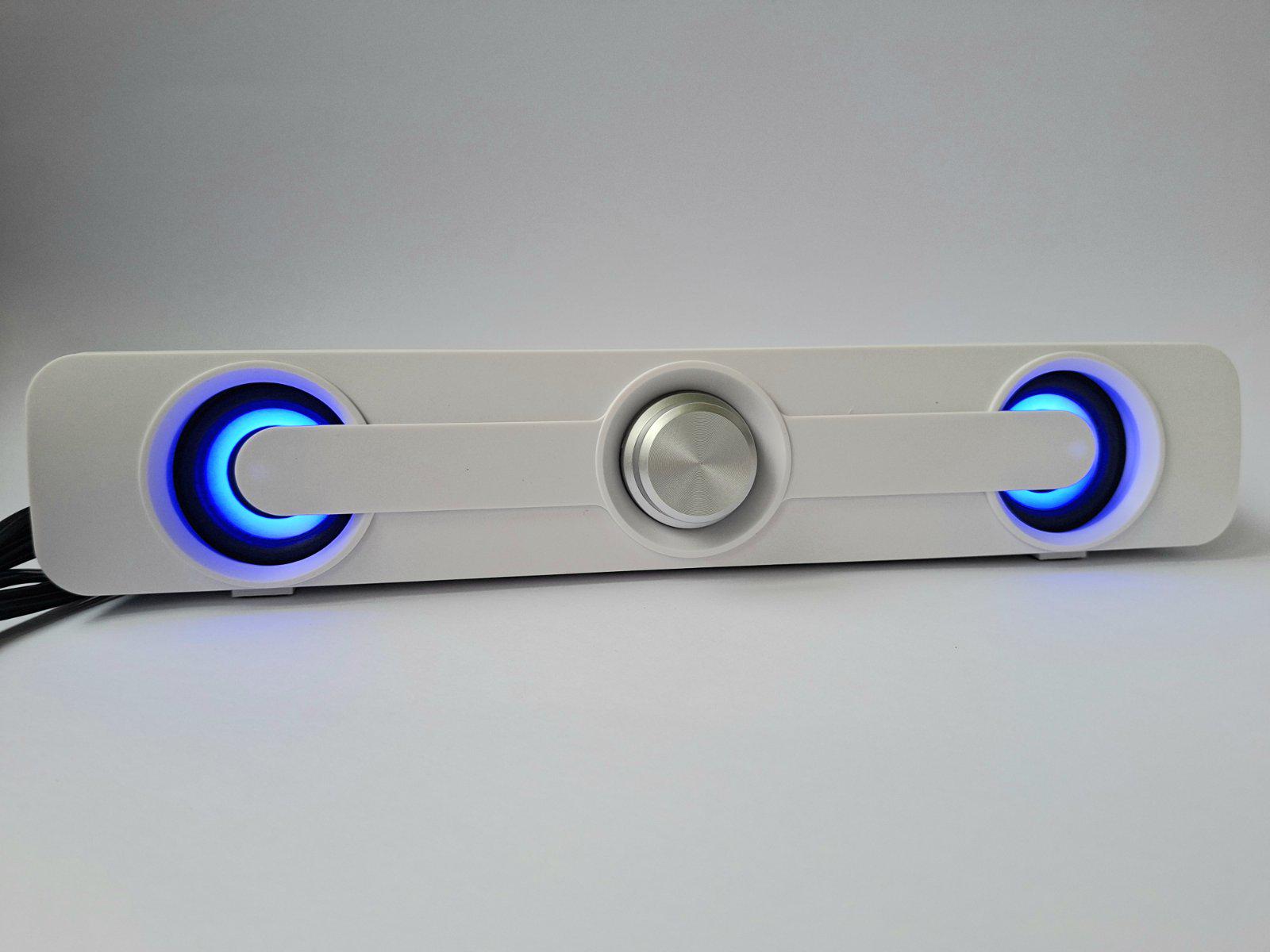 Колонка USB компьютерная 2.0 с подсветкой 6 Вт v-175 WI Белый - фото 3 Колонка USB компьютерная 2.0 с подсветкой 6 Вт v-175 WI Белый - фото 3