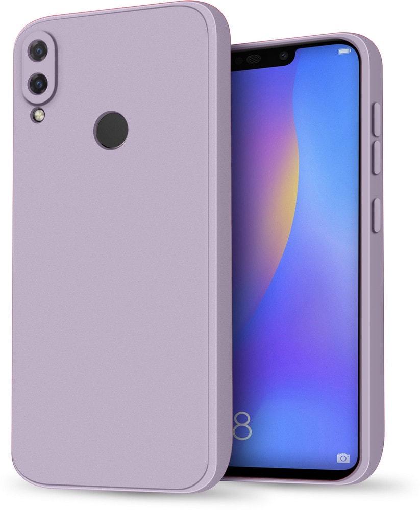 Силиконовый чехол HardCorner Huawei P Smart Plus (с микрофиброй) Lilac (35398-3B)