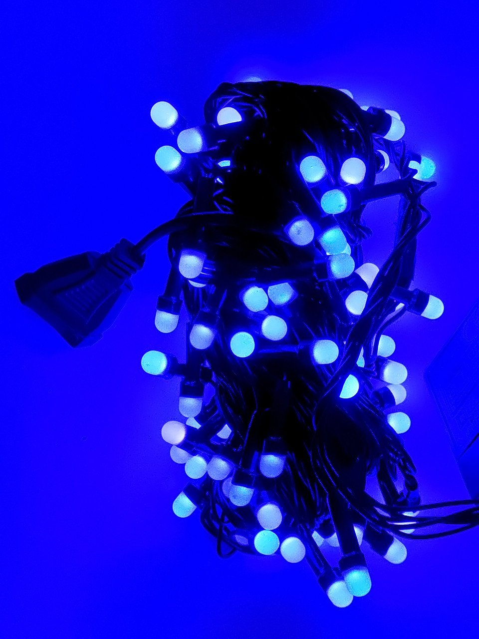 Гірлянда світлодіодна Ltl Молочна 100 led стринг Синій