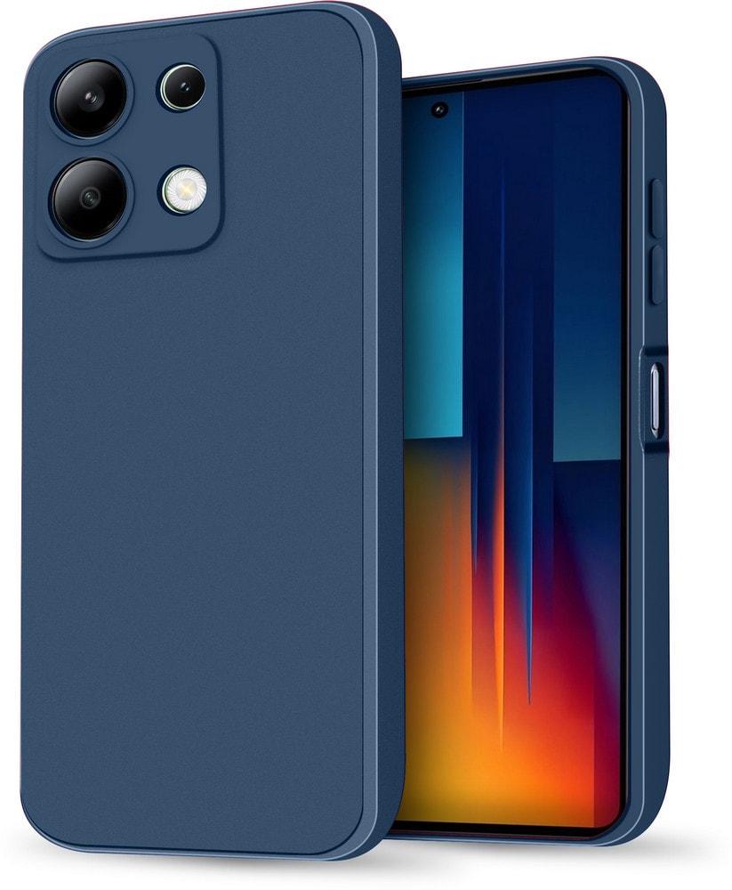 Силиконовый чехол HardCorner Xiaomi Redmi Note 13 5G (с микрофиброй) Blue (35427-28)