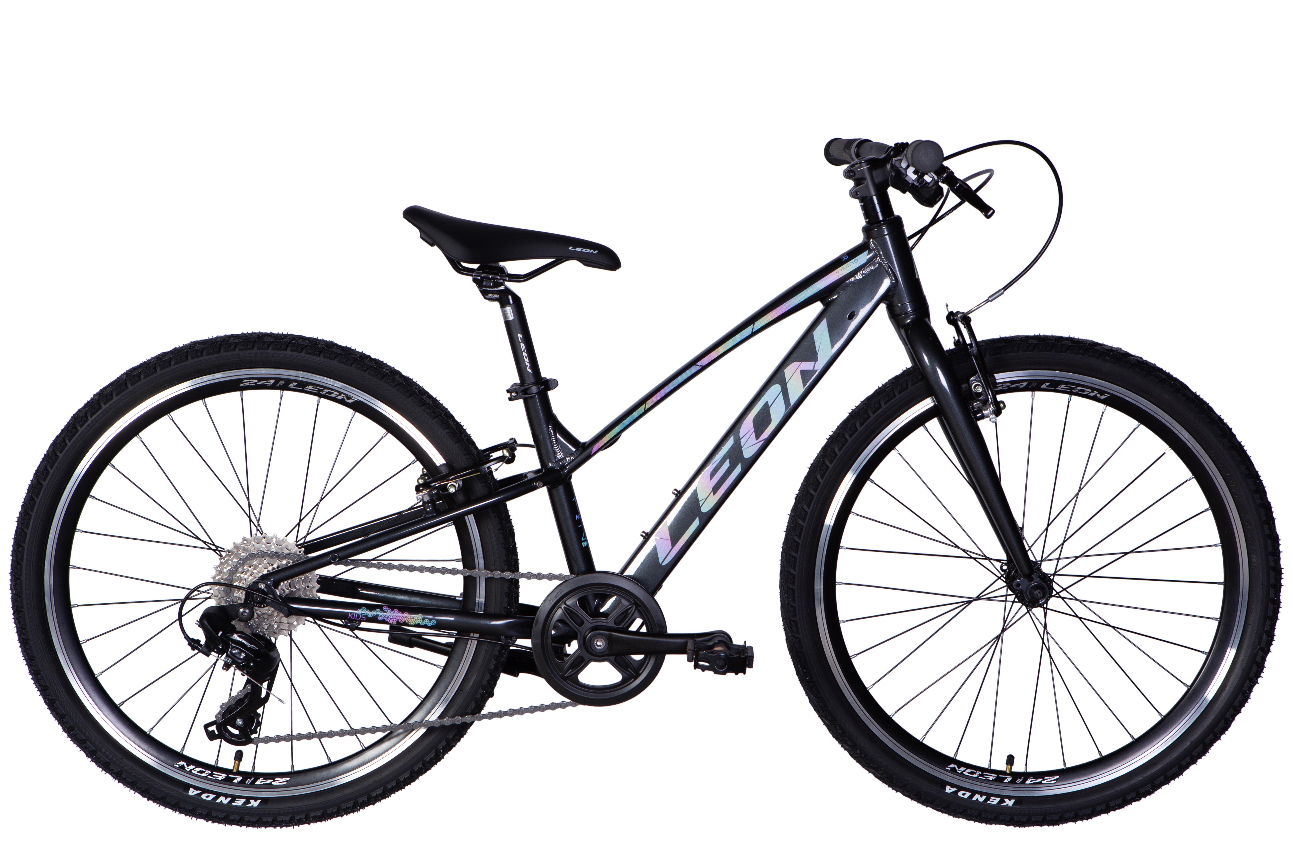 Велосипед Leon 2025 JUNIOR Vbr CS AL 24" рама 12" Чорний (OPS-LN-24-107) Велосипед Leon 2025 JUNIOR Vbr CS AL 24" рама 12" Чорний (OPS-LN-24-107)