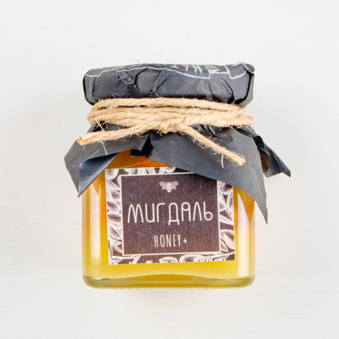 Мед натуральний з мигдалем 150 г