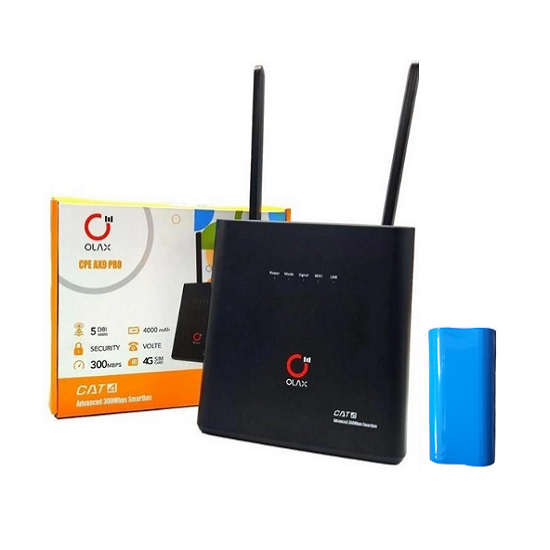 Wi-Fi роутер Olax AX9 PRO с аккумулятором 4000 мАч (0442)