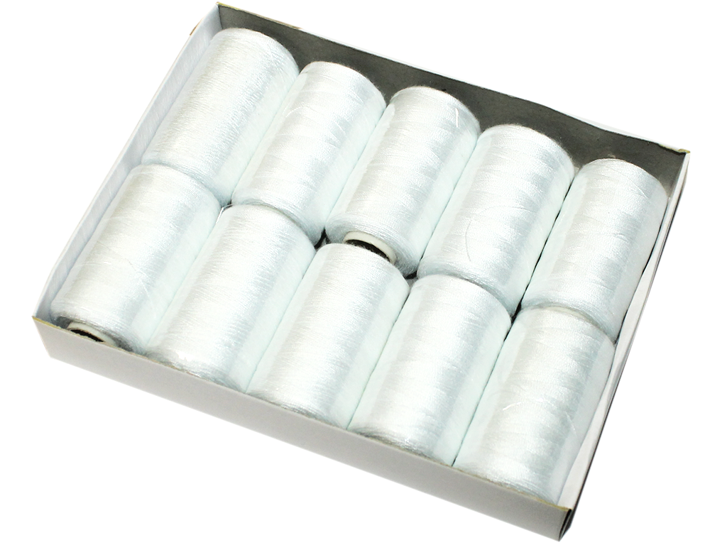 Нитки 777 10 шт. Білий - фото 2 Нитки 777 10 шт. Білий - фото 2