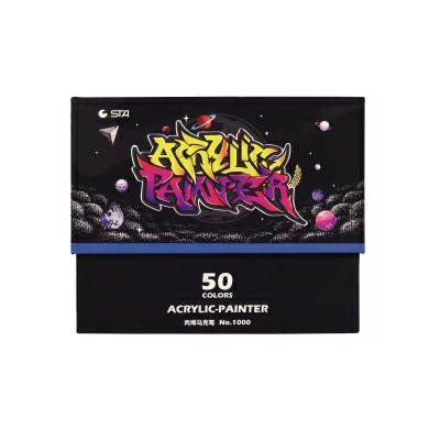 Набор маркеров для рисования акриловых 50 цветов