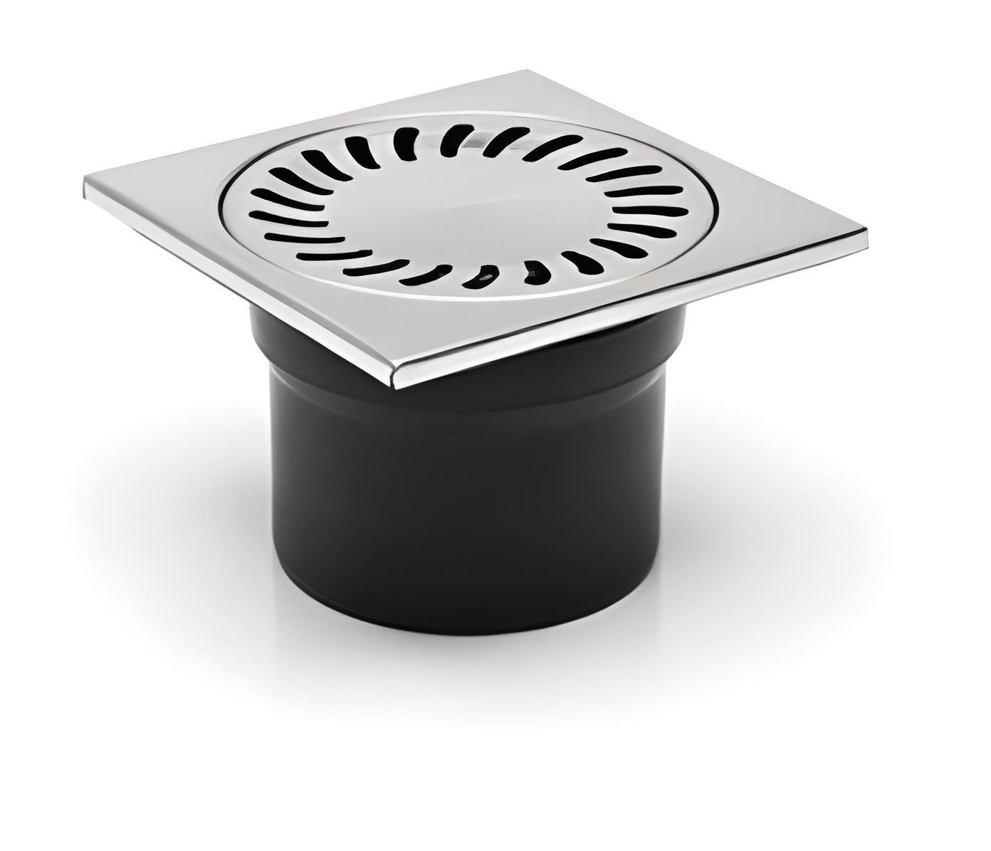 Трап MCH 323 N нержавеющий гидрозатвор DN110 мм/решетка/рамка 150х150 мм (13934580)