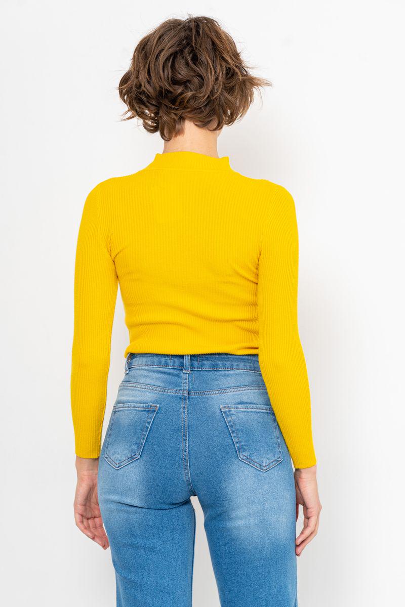 Гольф жіночий базовий Ager 221R915 S/M Жовтий (9621866) - фото 6 Гольф жіночий базовий Ager 221R915 S/M Жовтий (9621866) - фото 6