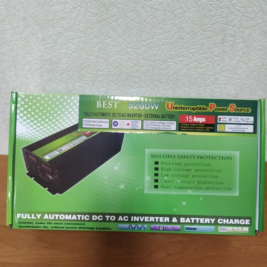 Преобразователь Wimpex Power Inverter WX-5200W UPS с автоматикой 12V - фото 7 Преобразователь Wimpex Power Inverter WX-5200W UPS с автоматикой 12V - фото 7