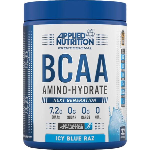 Амінокислота BCAA для спорту Applied Nutrition Bcaa Amino Hydrate Icy Blue Raz 450 г 32 порцій (000021754)