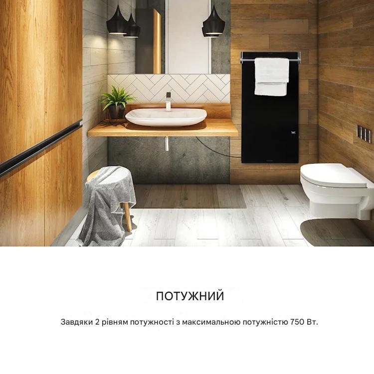 Інфрачервоний обігрівач KLARSTEIN Hot Spot Crystal Spotless Чорний (10035065) - фото 7