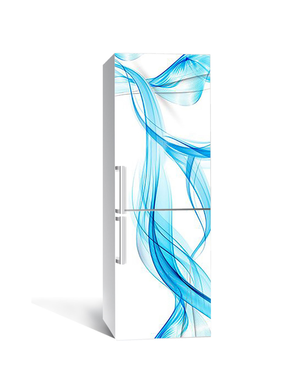 Наклейка 3D на холодильник Zatarga Стереоволны 650х2000 мм (1323453038)