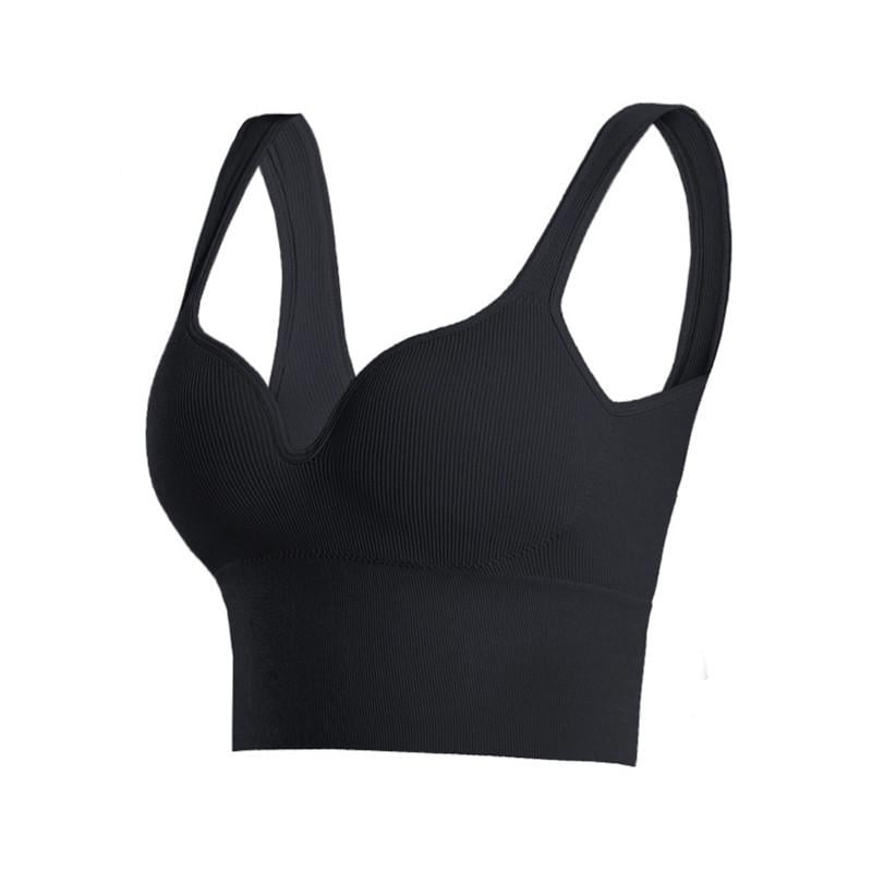 3D-топ жіночий Lesko 2765# з моделюючим ефектом/пушап та глибоким декольте M Чорний (27639427)