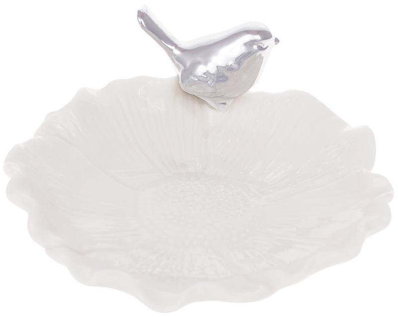 Подставка для украшений Серебрянная Птичка 11,5х12,3х5 см (BD-727-391)