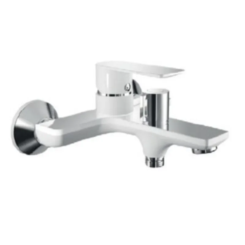 Смеситель для ванны Haiba ALEX 009 EURO White/Chrome (HB9568)