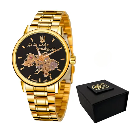 Наручные часы Awarder 022 Gold-Black Mechanic Metall (2677)