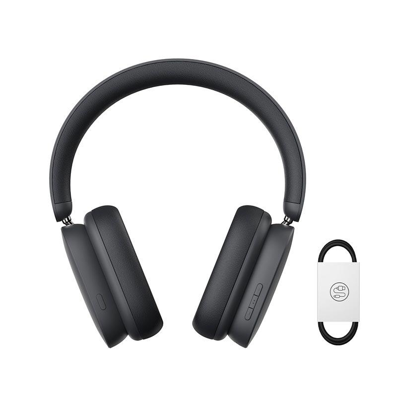 Наушники Baseus Bowie Noise-Cancelling Wireless Headphones H1 Grey (NGTW230002) - фото 2