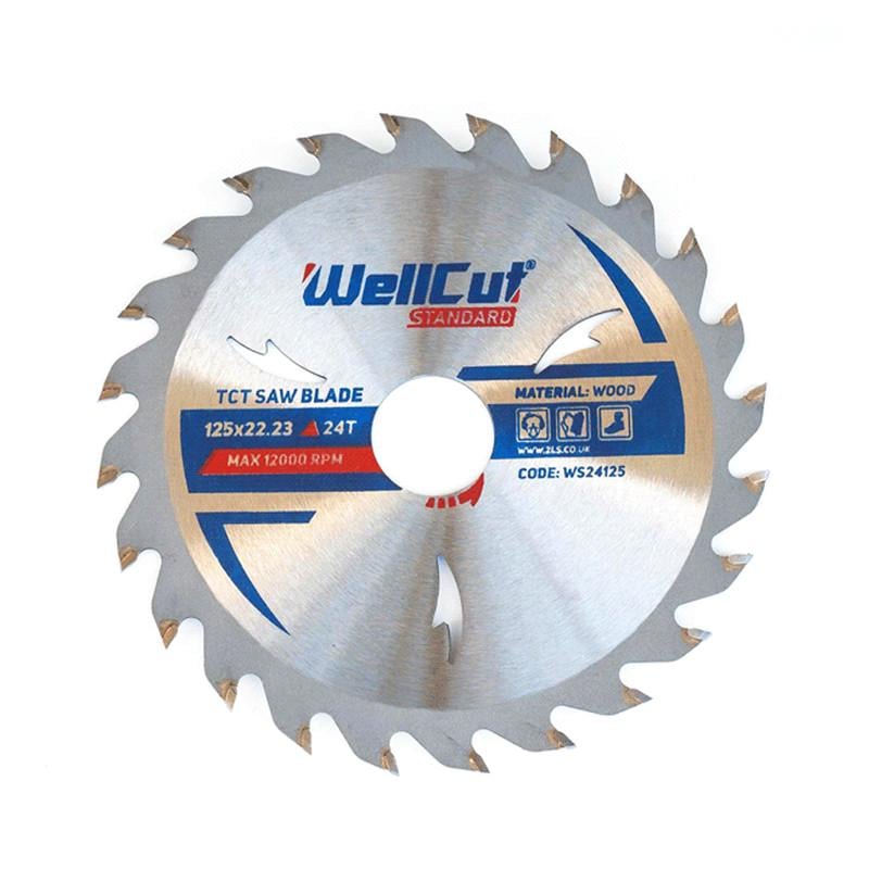 Пильный диск Wellcut WS24125 125x1,8x22,2 мм 24T по дереву (INKRUM00W1250240SW)