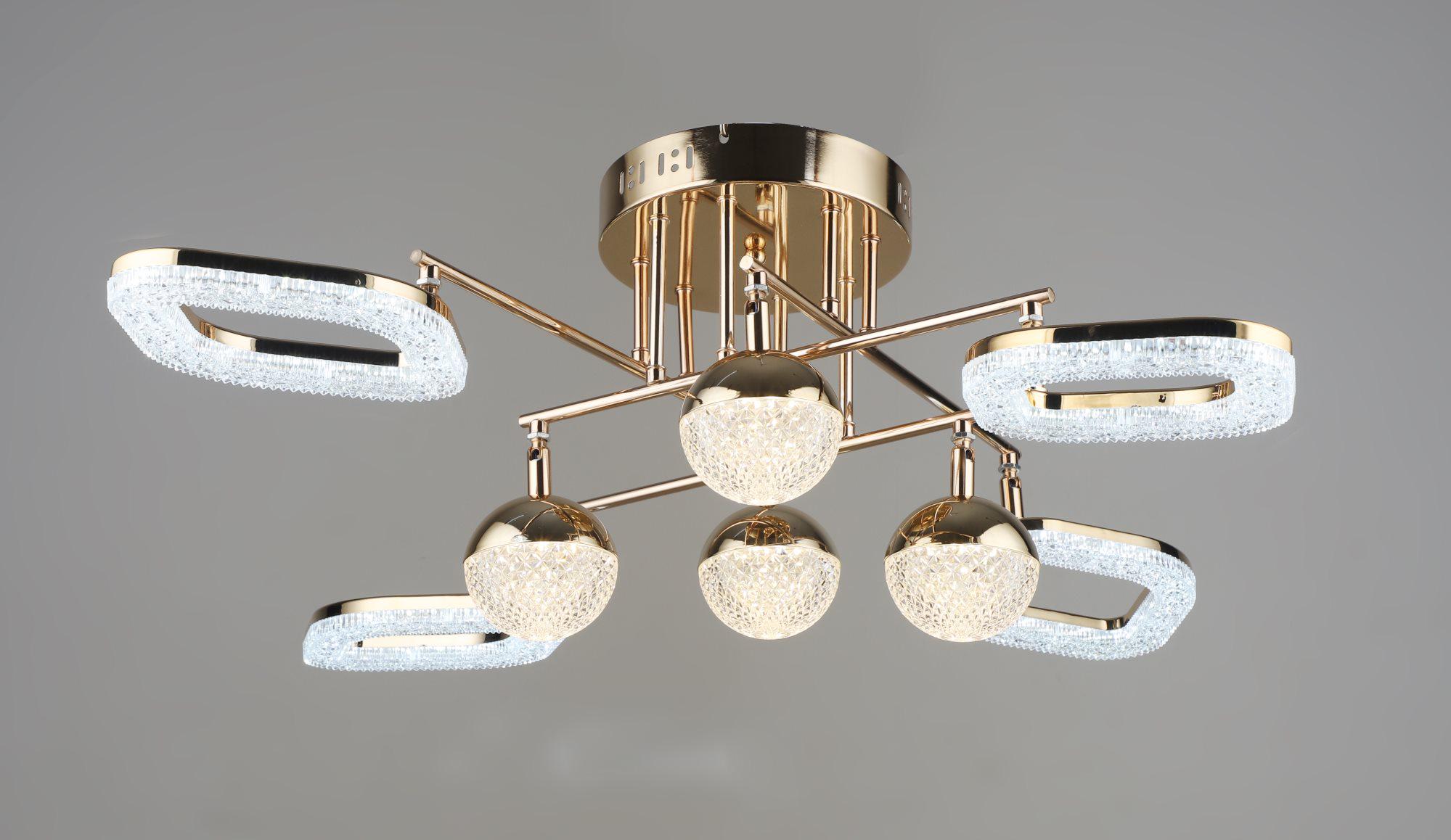 Люстра светодиодная акриловая Sirius B YH1185/4/4 FGD