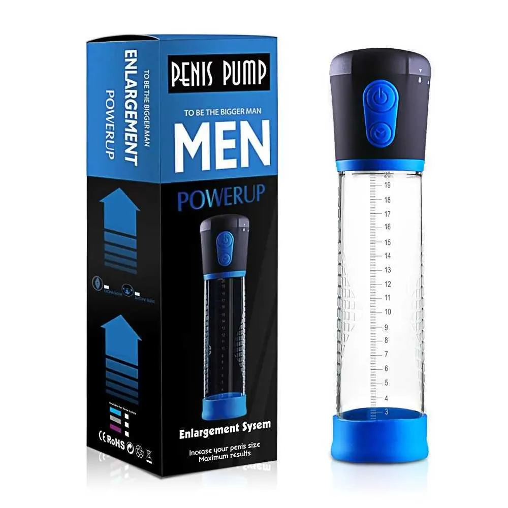 Помпа автоматическая вакуумная Penis Pump усилитель эрекции 29 см (36947608)