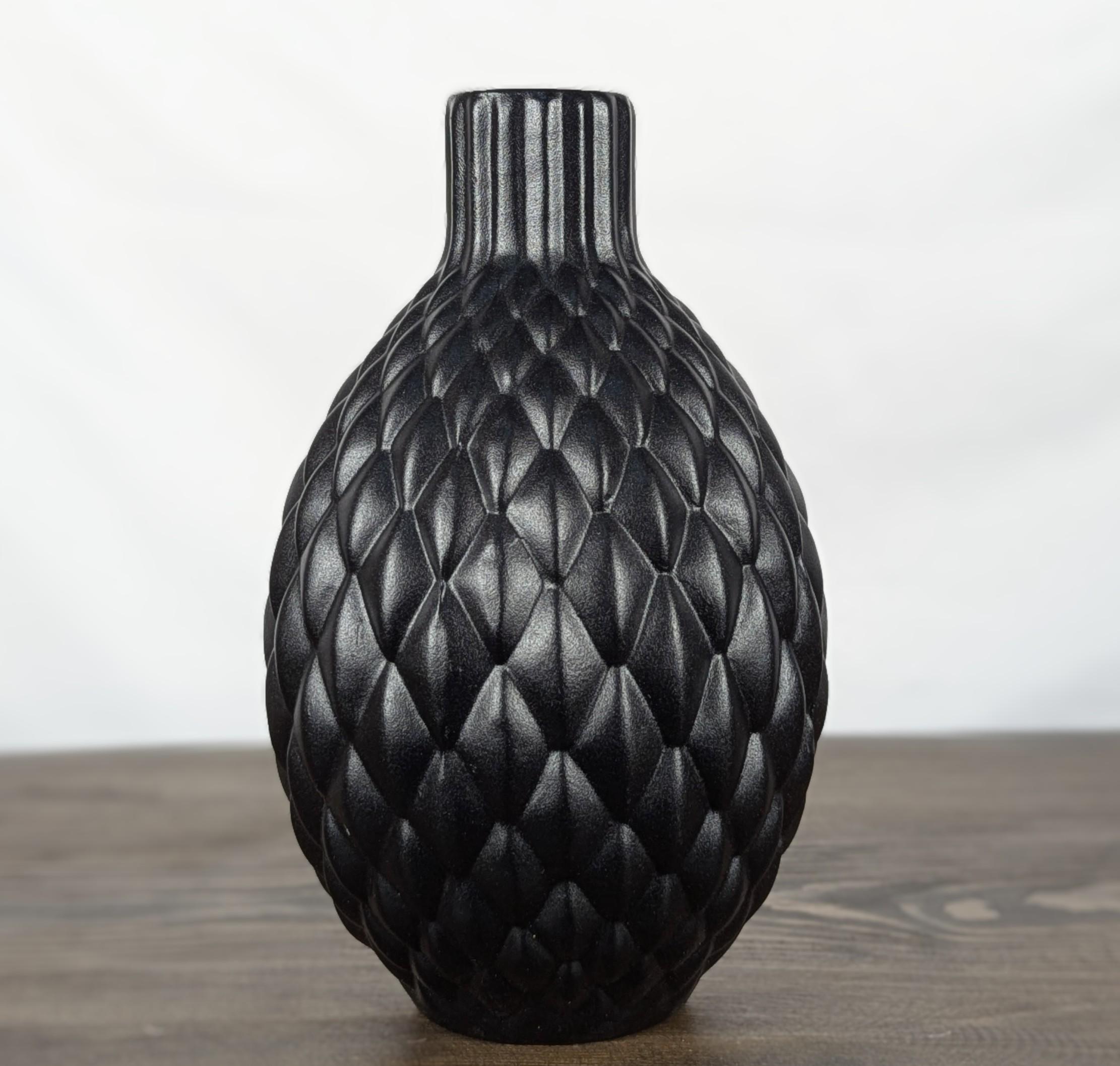 Ваза Nana ceramics Квін 26 см Чорний