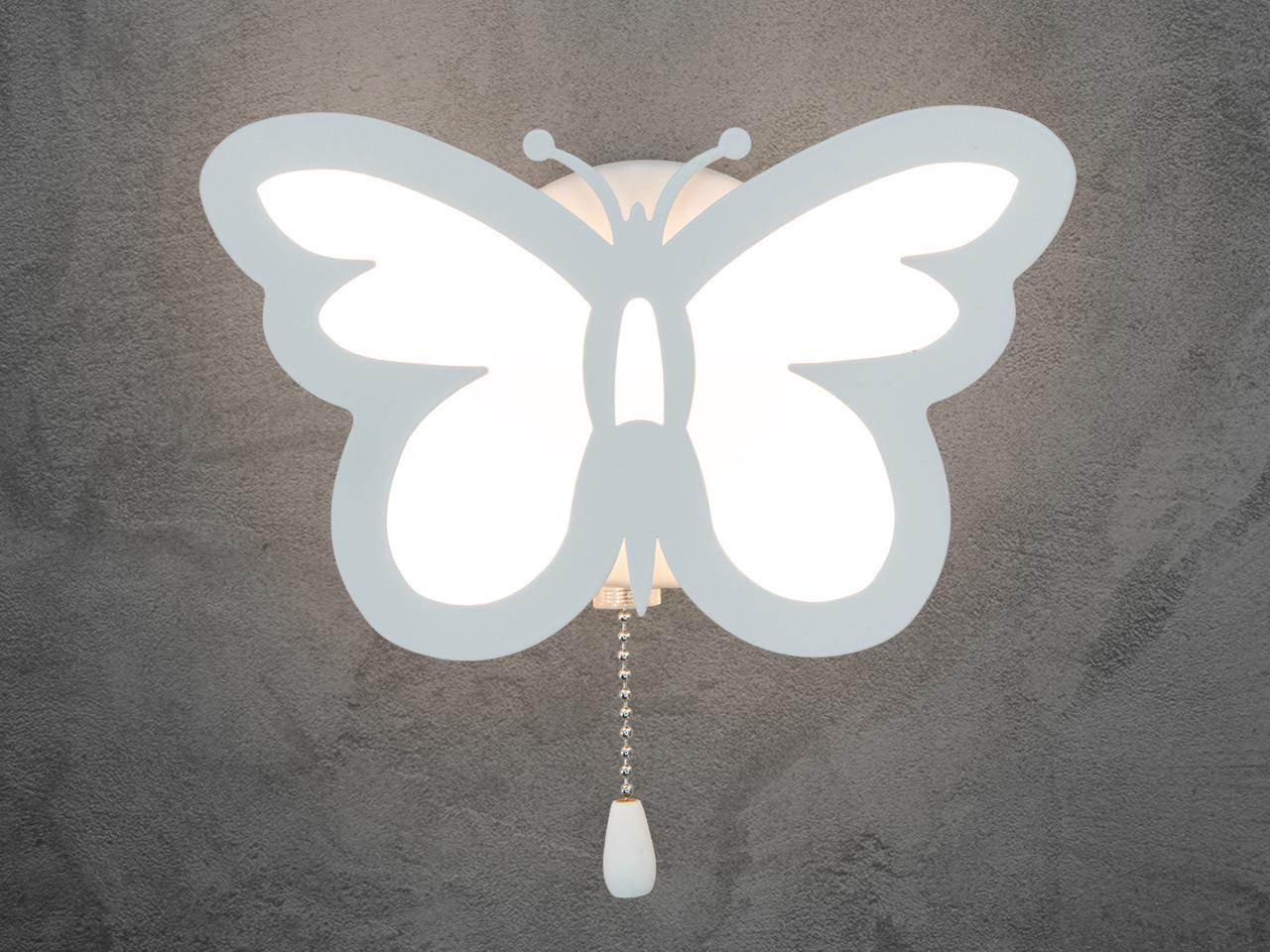 Бра світлодіодне Метелик 20W Білий (8067-1WH-LS)