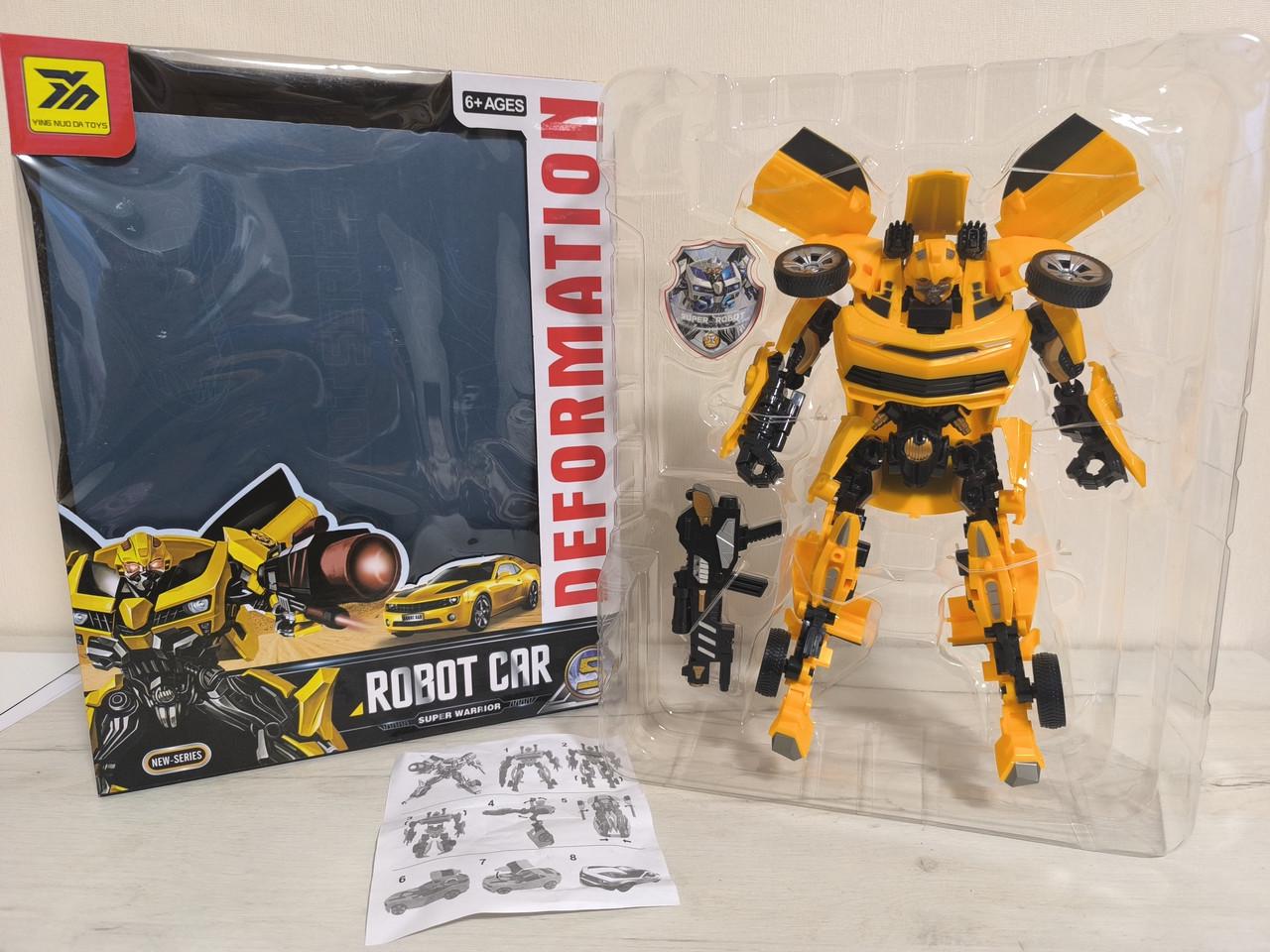 Трансформер Бамблби Автобот 30 см Желтый