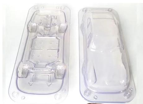 Форма для шоколада акрил Auto 2 шт. 15,5х28 см Прозрачный (R92364)